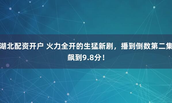 湖北配资开户 火力全开的生猛新剧，播到倒数第二集飙到9.8分！